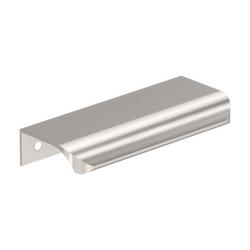 4 in. Edge Pull in Brushed Satin Nickel