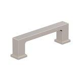 Amerock Brushed Satin Nickel 3 in. Center-to-Center Drawer Pull 