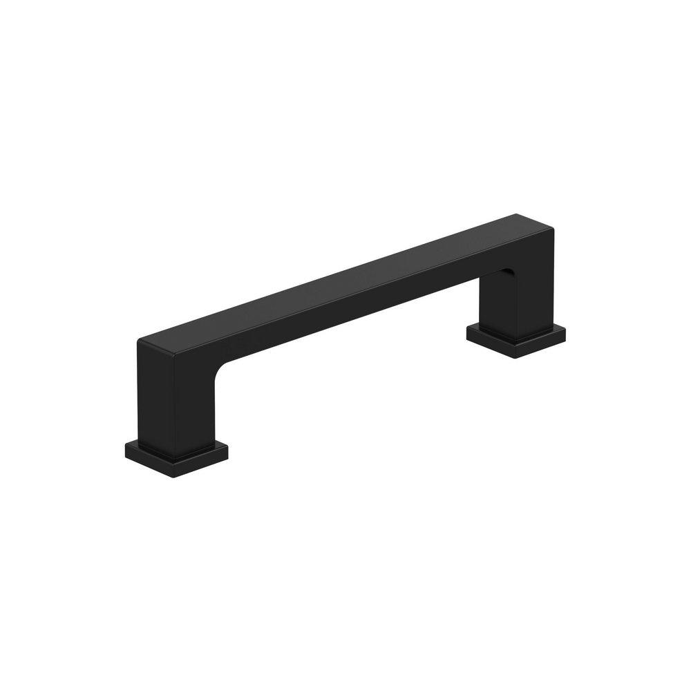 EVERYDAY HERITAGE 3-3/4 IN 96 MM CENTER-TO-CENTER MATTE BLACK CABINET PULL MABL 