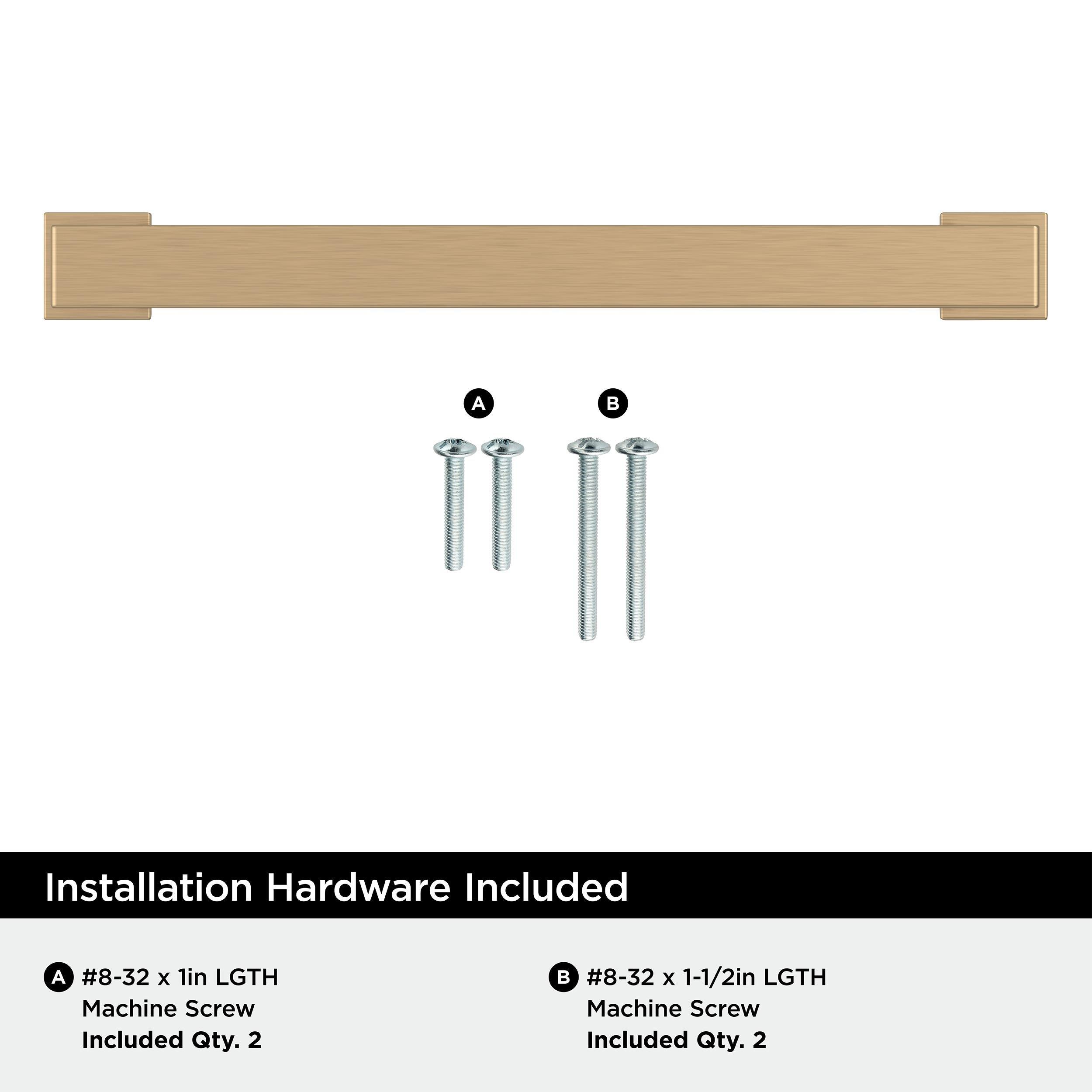 EVERYDAY HERITAGE 5-1/16 IN 128 MM CENTER-TO-CENTER CHAMPAGNE BRONZE CABINET PULL CHBR 