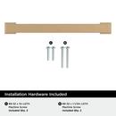 EVERYDAY HERITAGE 5-1/16 IN 128 MM CENTER-TO-CENTER CHAMPAGNE BRONZE CABINET PULL CHBR 