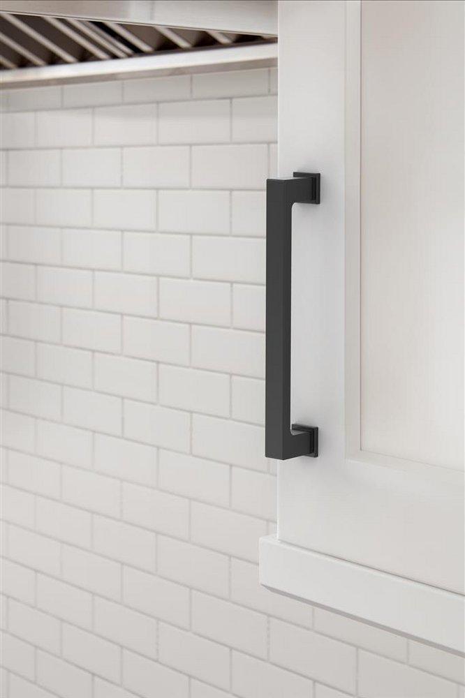 EVERYDAY HERITAGE 5-1/16 IN 128 MM CENTER-TO-CENTER MATTE BLACK CABINET PULL MABL 