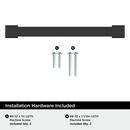 EVERYDAY HERITAGE 5-1/16 IN 128 MM CENTER-TO-CENTER MATTE BLACK CABINET PULL MABL 