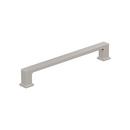 6-5/16 in. Center-to-Center Drawer Pull in Brushed Satin Nickel