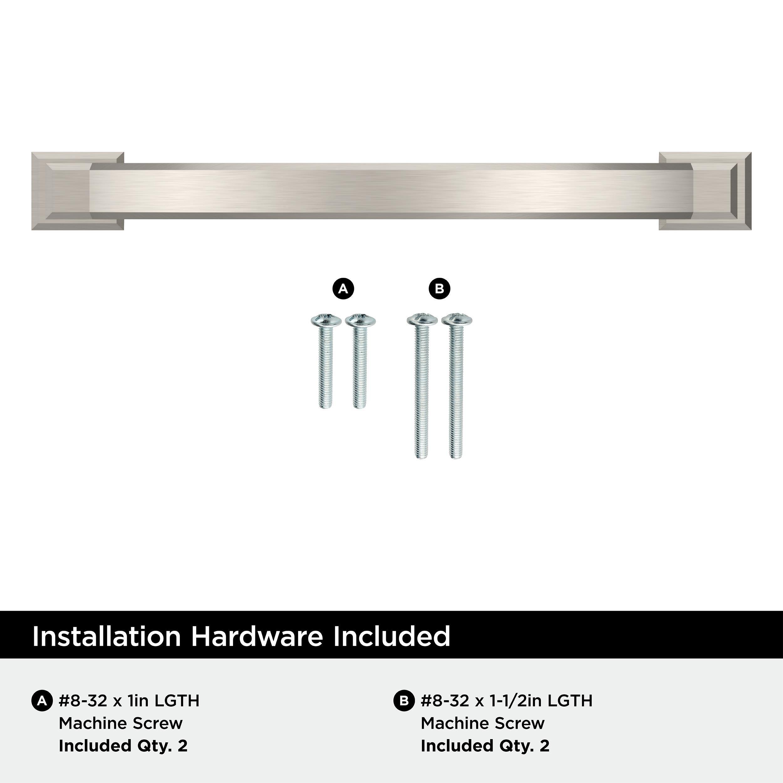 EVERYDAY HERITAGE 5-1/16 IN 128 MM CENTER-TO-CENTER SATIN NICKEL CABINET PULL SN 