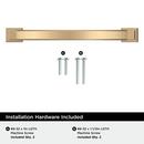 EVERYDAY HERITAGE 5-1/16 IN 128 MM CENTER-TO-CENTER CHAMPAGNE BRONZE CABINET PULL CHBR 
