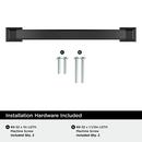 EVERYDAY HERITAGE 5-1/16 IN 128 MM CENTER-TO-CENTER MATTE BLACK CABINET PULL MABL 