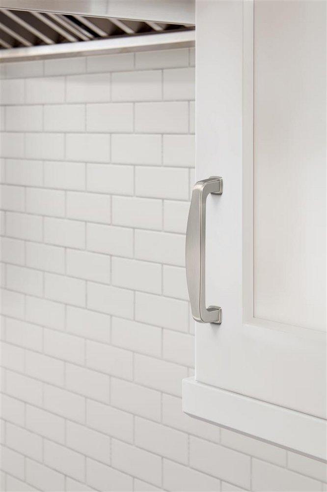 EVERYDAY HERITAGE 3-3/4 IN 96 MM CENTER-TO-CENTER SATIN NICKEL CABINET PULL SN 