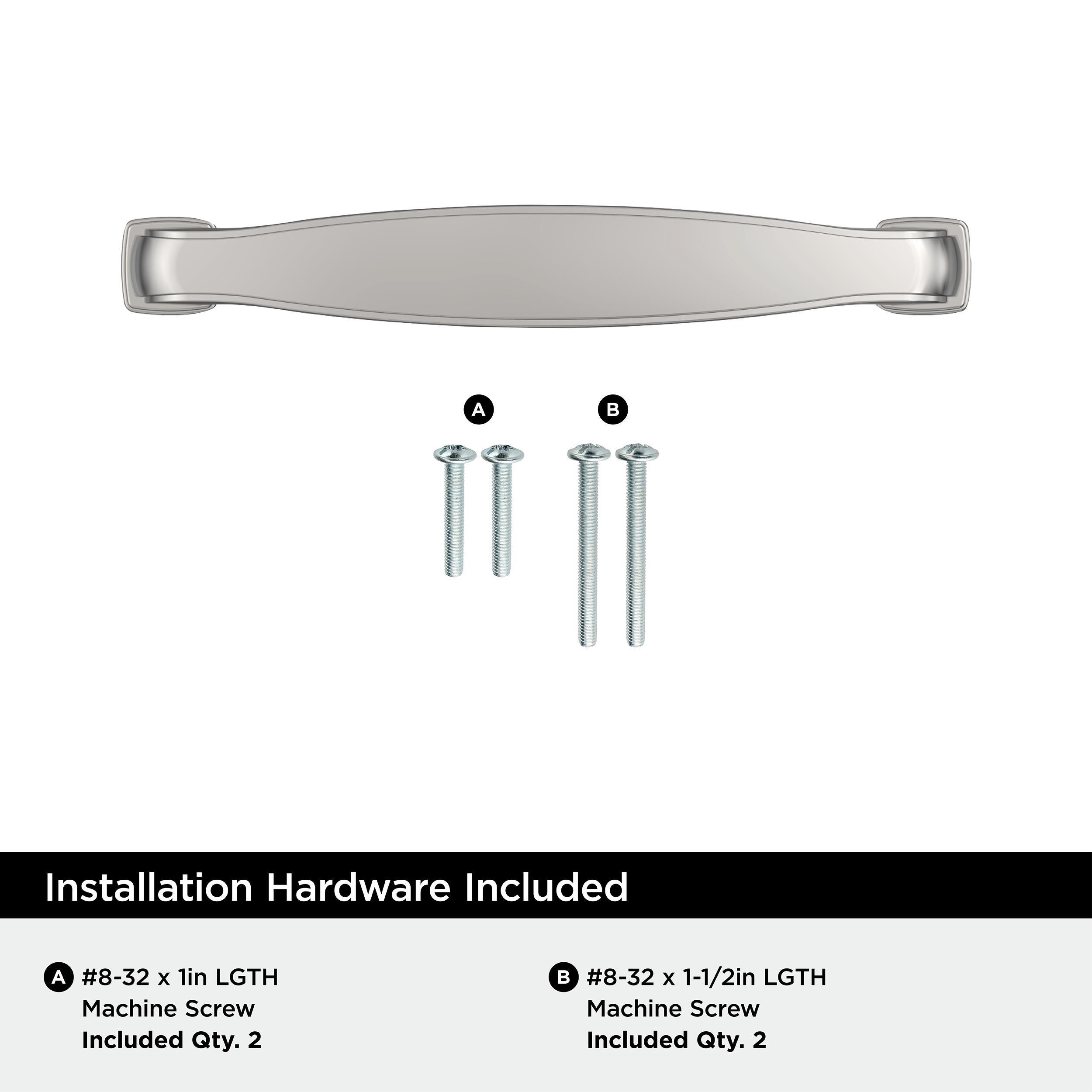 EVERYDAY HERITAGE 3-3/4 IN 96 MM CENTER-TO-CENTER POLISHED CHROME CABINET PULL CP 