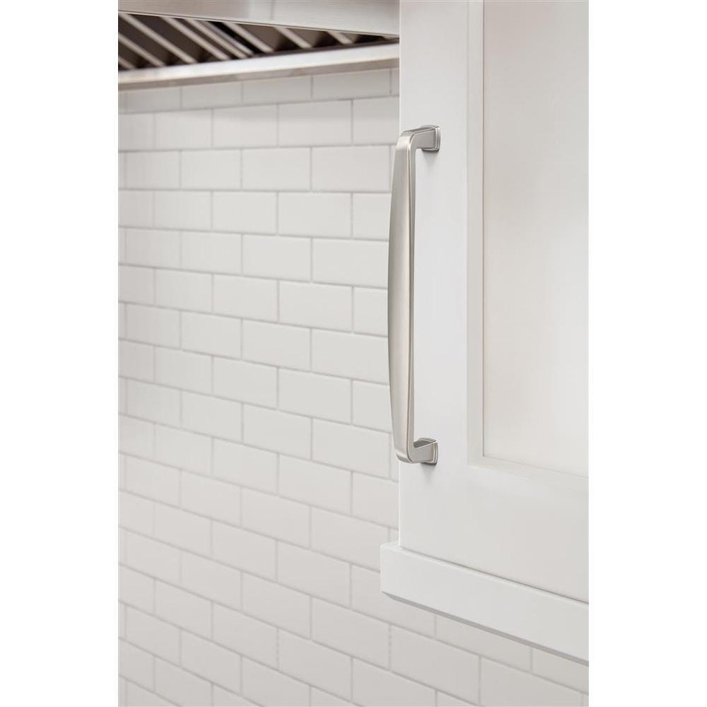 Amerock Brushed Satin Nickel 6-5/16 in. Center-to-Center Drawer Pull 