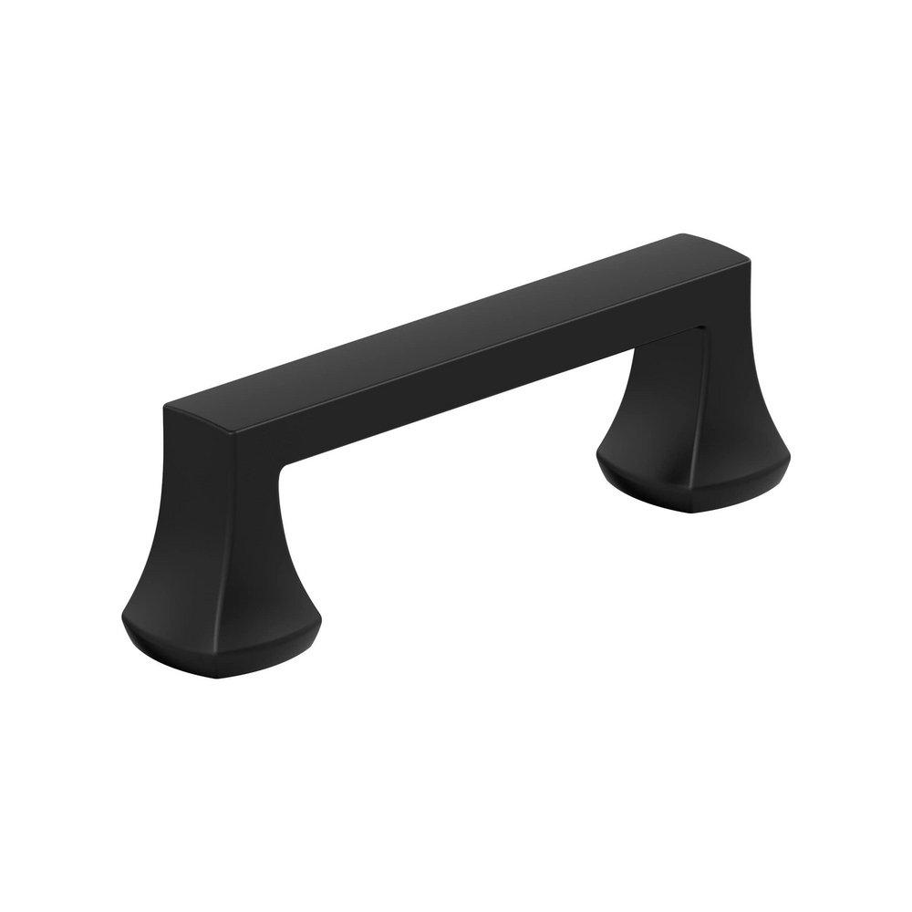 EVERYDAY TRANSITIONAL 3 IN 76 MM CENTER-TO-CENTER MATTE BLACK CABINET PULL MABL 