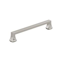 6-5/16 in. Center-to-Center Drawer Pull in Brushed Satin Nickel