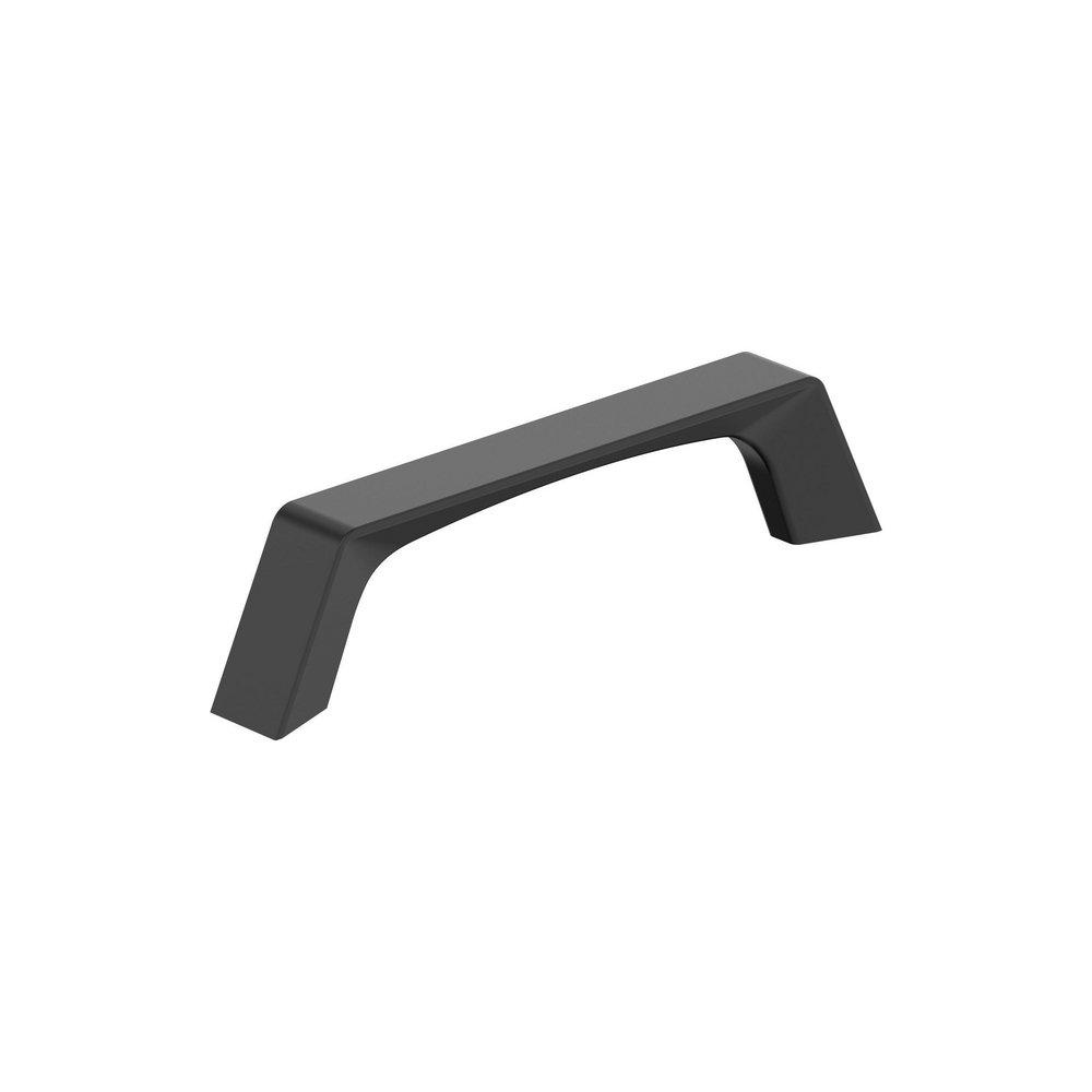 EVERYDAY TRANSITIONAL 3-3/4 IN 96 MM CENTER-TO-CENTER MATTE BLACK CABINET PULL MABL 