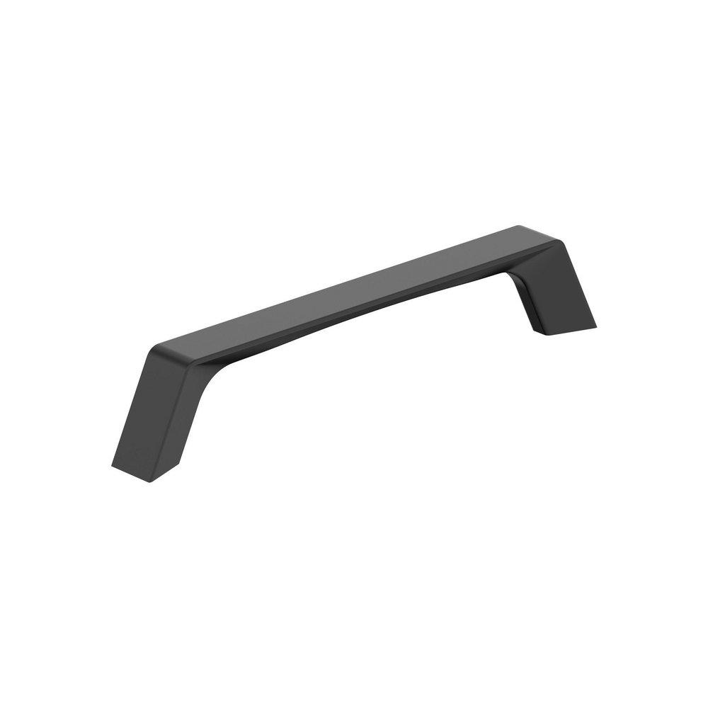 EVERYDAY TRANSITIONAL 5-1/16 IN 128 MM CENTER-TO-CENTER MATTE BLACK CABINET PULL MABL 
