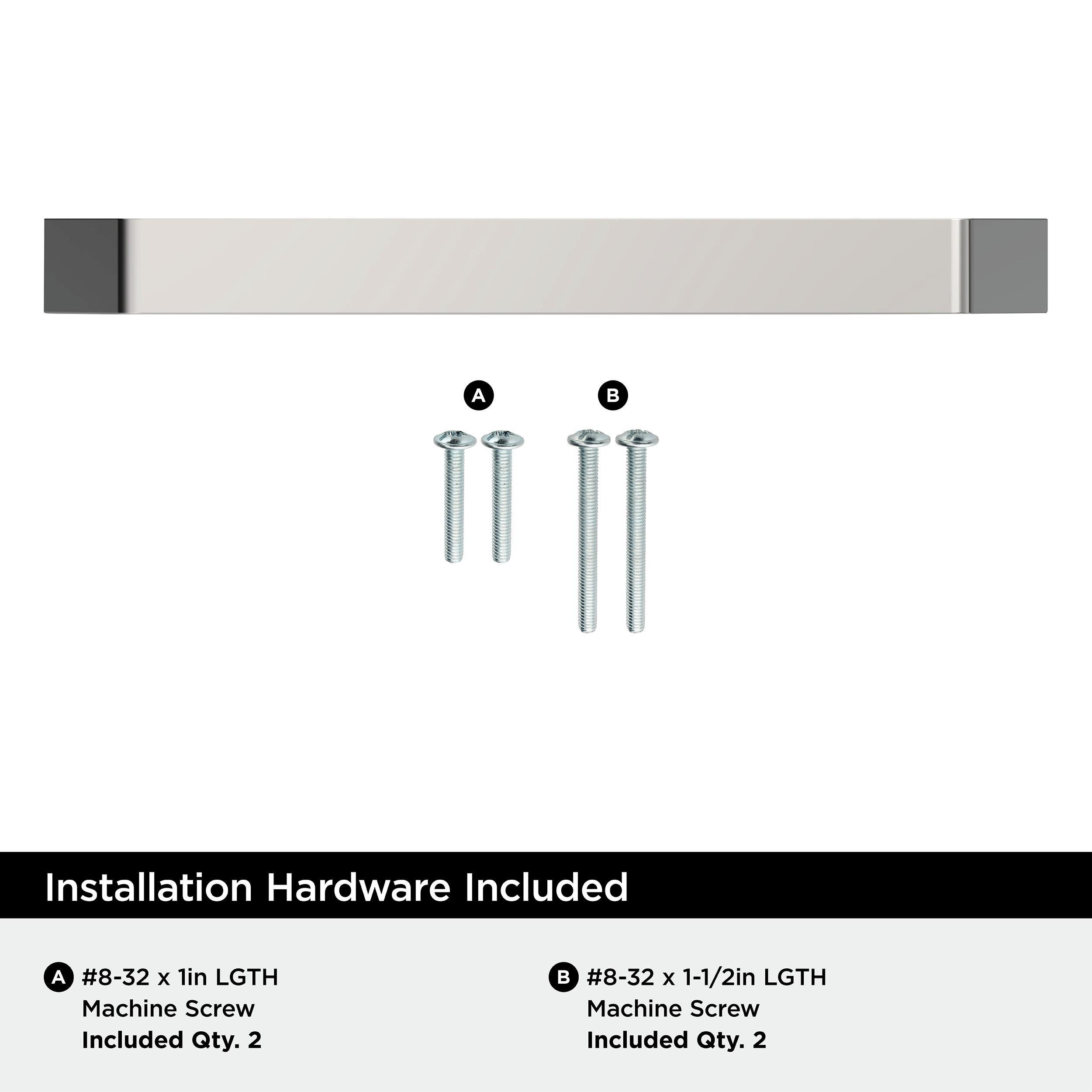 EVERYDAY TRANSITIONAL 5-1/16 IN 128 MM CENTER-TO-CENTER POLISHED CHROME CABINET PULL CP 