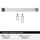 EVERYDAY TRANSITIONAL 5-1/16 IN 128 MM CENTER-TO-CENTER POLISHED CHROME CABINET PULL CP 