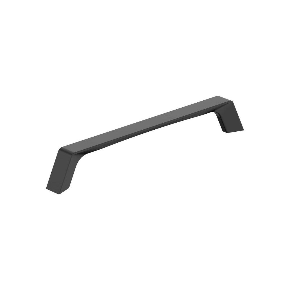 EVERYDAY TRANSITIONAL 6-5/16 IN 160 MM CENTER-TO-CENTER MATTE BLACK CABINET PULL MABL 
