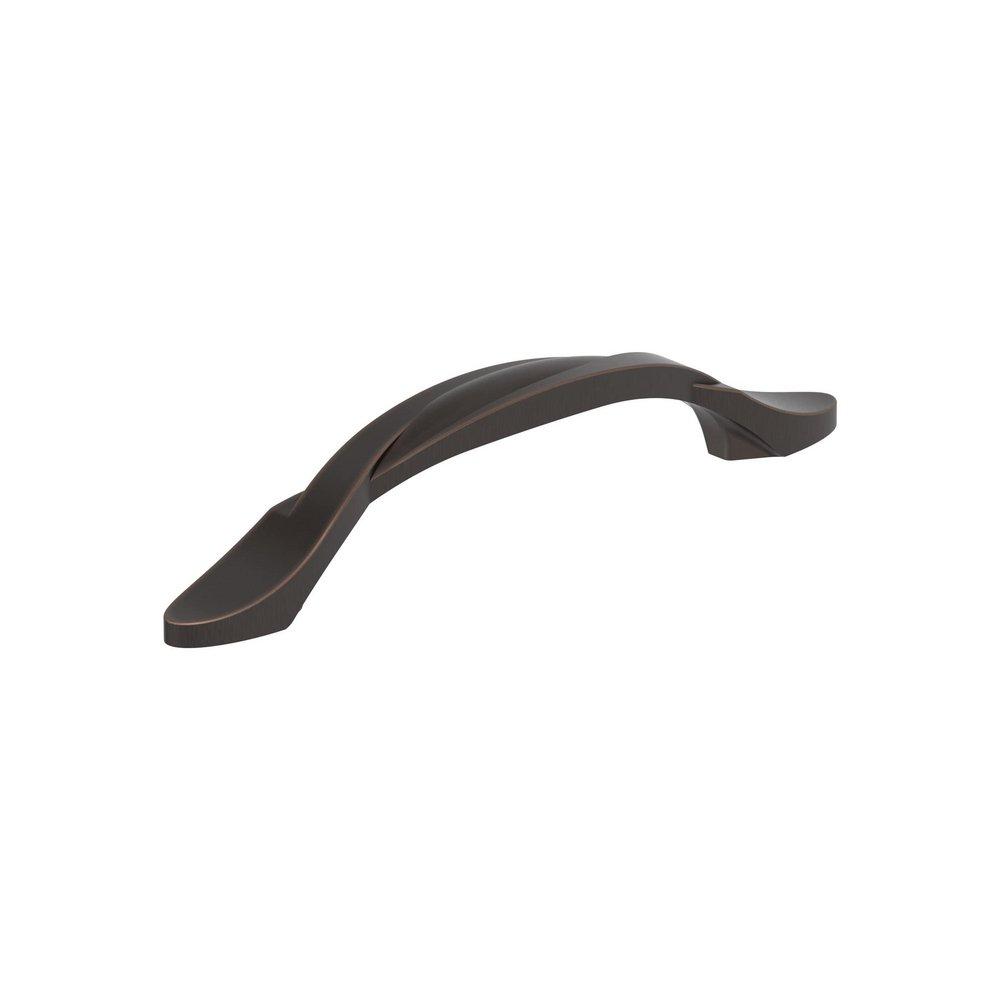EVERYDAY TRANSITIONAL 3-3/4 IN 96 MM CENTER-TO-CENTER OIL RUBBED BRONZE CABINET PULL ORBR 