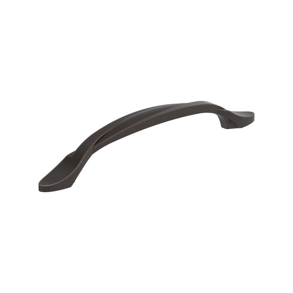 EVERYDAY TRANSITIONAL 5-1/16 IN 128 MM CENTER-TO-CENTER OIL RUBBED BRONZE CABINET PULL ORBR 