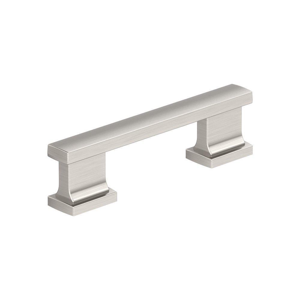 EVERYDAY TRANSITIONAL 3 IN 76 MM CENTER-TO-CENTER SATIN NICKEL CABINET PULL SN 