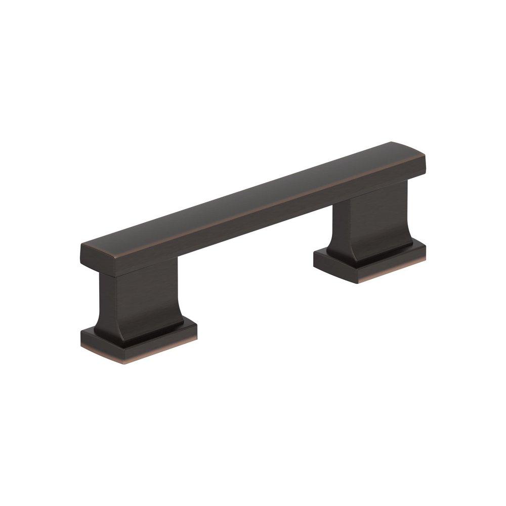 EVERYDAY TRANSITIONAL 3 IN 76 MM CENTER-TO-CENTER OIL RUBBED BRONZE CABINET PULL ORBR 