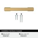 EVERYDAY TRANSITIONAL 3-3/4 IN 96 MM CENTER-TO-CENTER CHAMPAGNE BRONZE CABINET PULL CHBR 