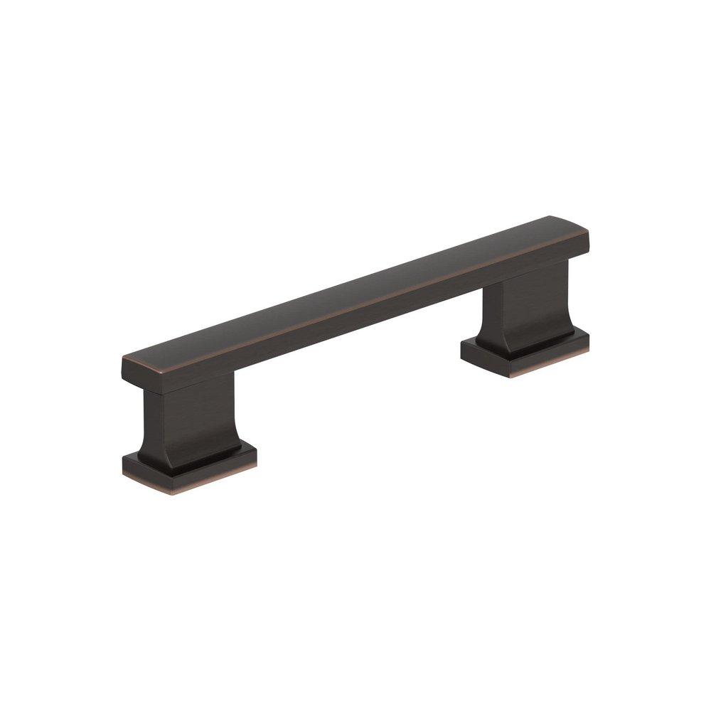 EVERYDAY TRANSITIONAL 3-3/4 IN 96 MM CENTER-TO-CENTER OIL RUBBED BRONZE CABINET PULL ORBR 