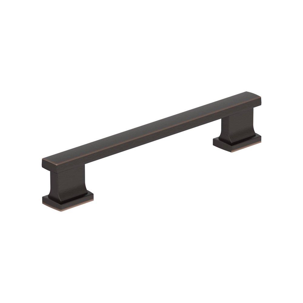 EVERYDAY TRANSITIONAL 5-1/16 IN 128 MM CENTER-TO-CENTER OIL RUBBED BRONZE CABINET PULL ORBR 