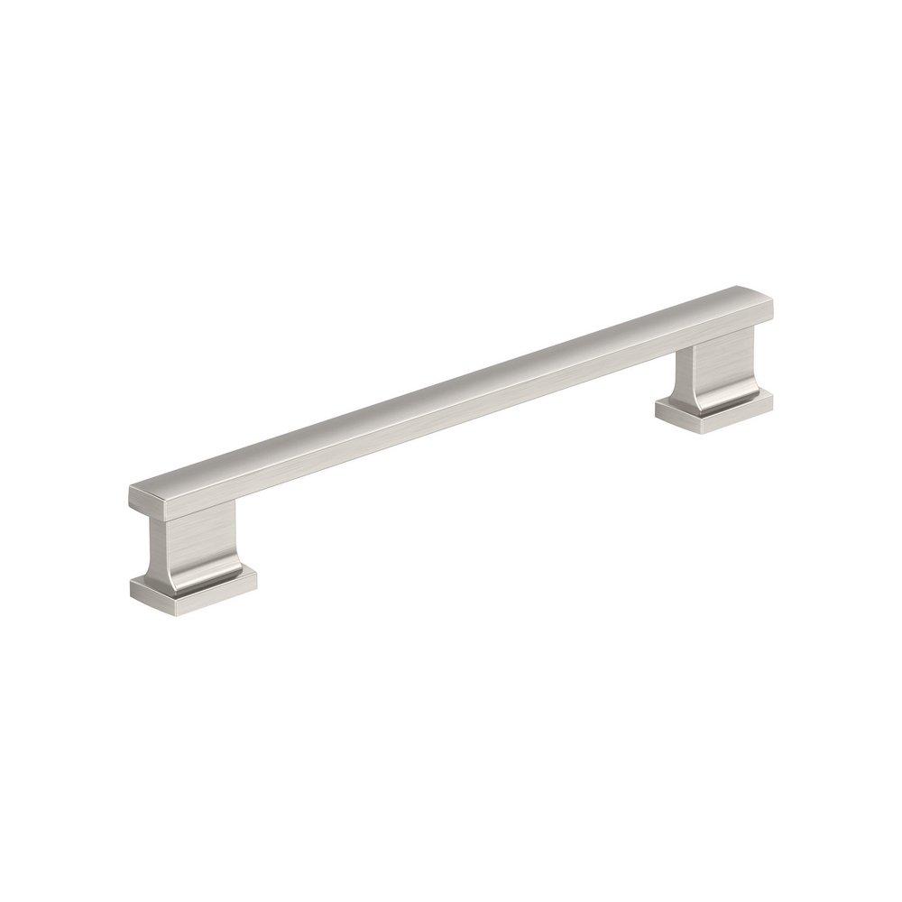 EVERYDAY TRANSITIONAL 6-5/16 IN 160 MM CENTER-TO-CENTER SATIN NICKEL CABINET PULL SN 