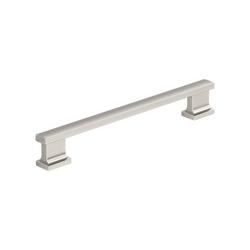 6-5/16 in. Center-to-Center Drawer Pull in Brushed Satin Nickel