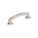 3-3/4 in. Center-to-Center Cabinet Pull in Satin Nickel