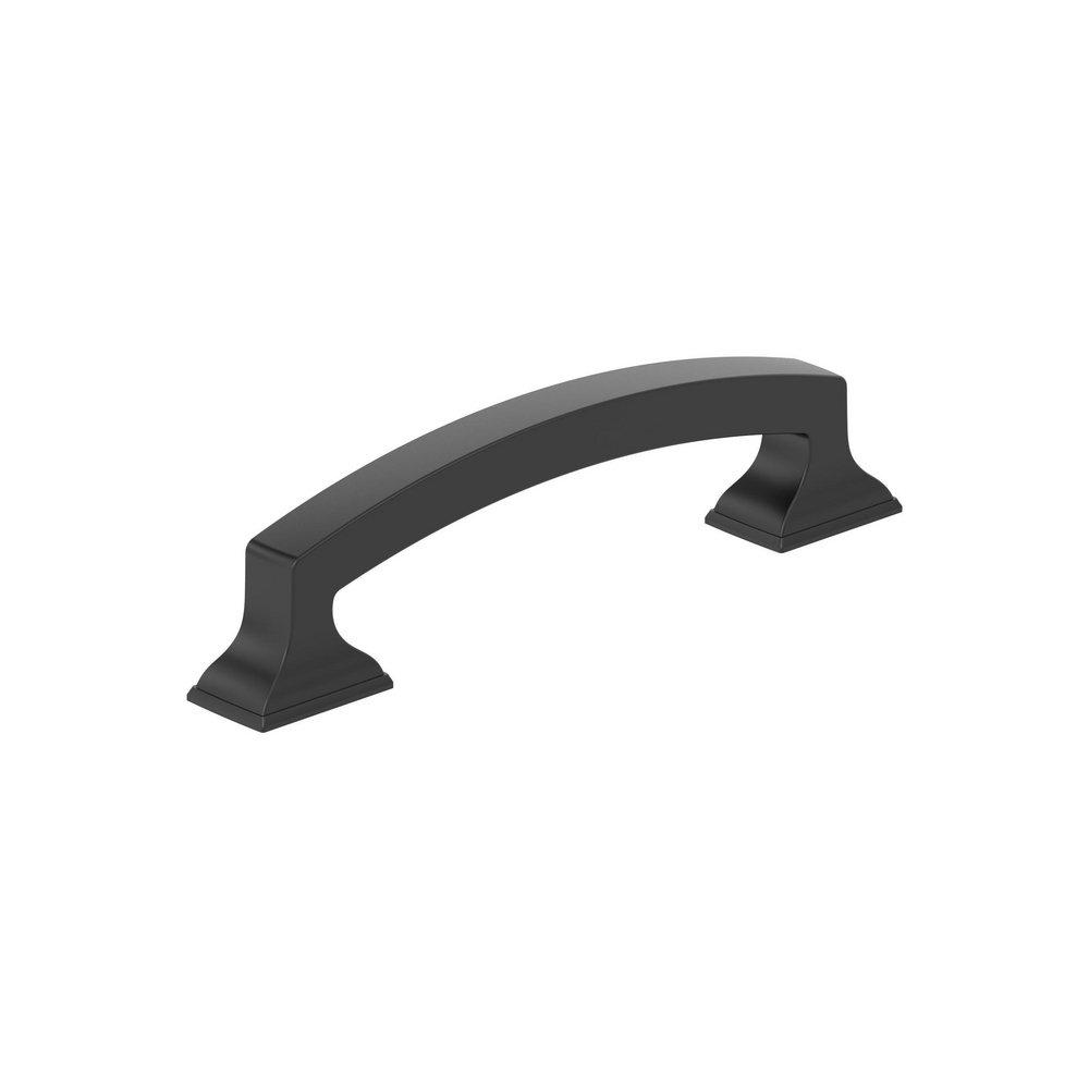 EVERYDAY TRANSITIONAL 3-3/4 IN 96 MM CENTER-TO-CENTER MATTE BLACK CABINET PULL MABL 