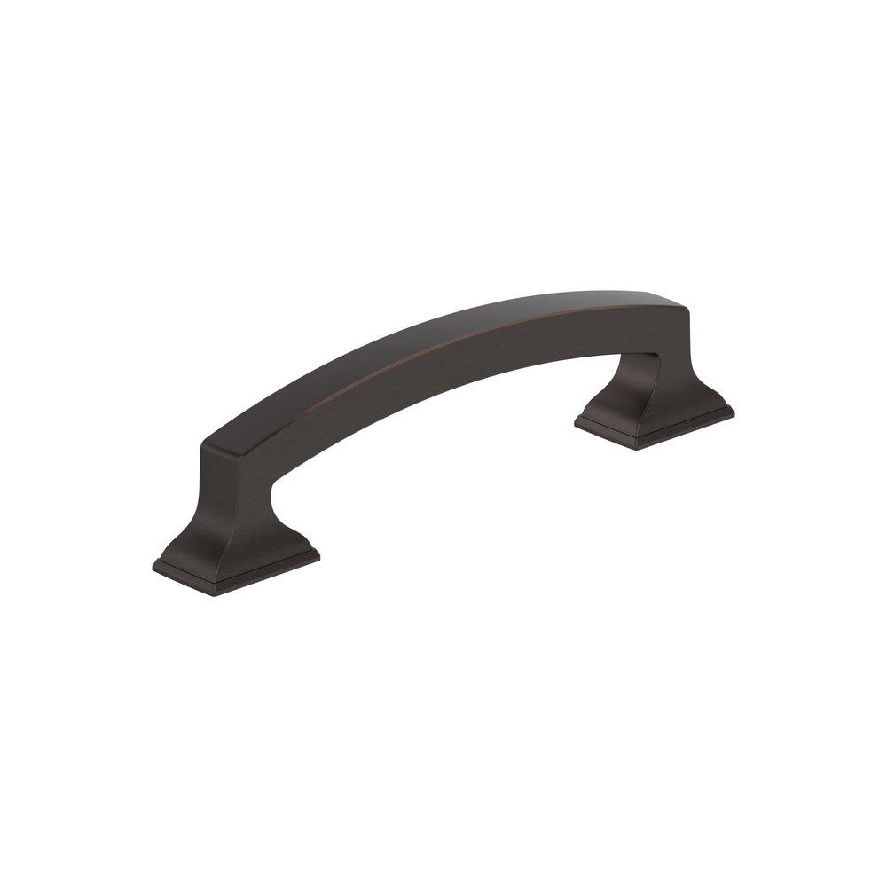 EVERYDAY TRANSITIONAL 3-3/4 IN 96 MM CENTER-TO-CENTER OIL RUBBED BRONZE CABINET PULL ORBR 
