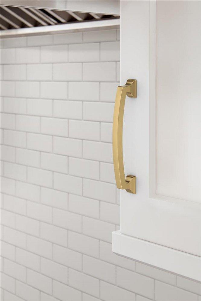 EVERYDAY TRANSITIONAL 5-1/16 IN 128 MM CENTER-TO-CENTER CHAMPAGNE BRONZE CABINET PULL CHBR 