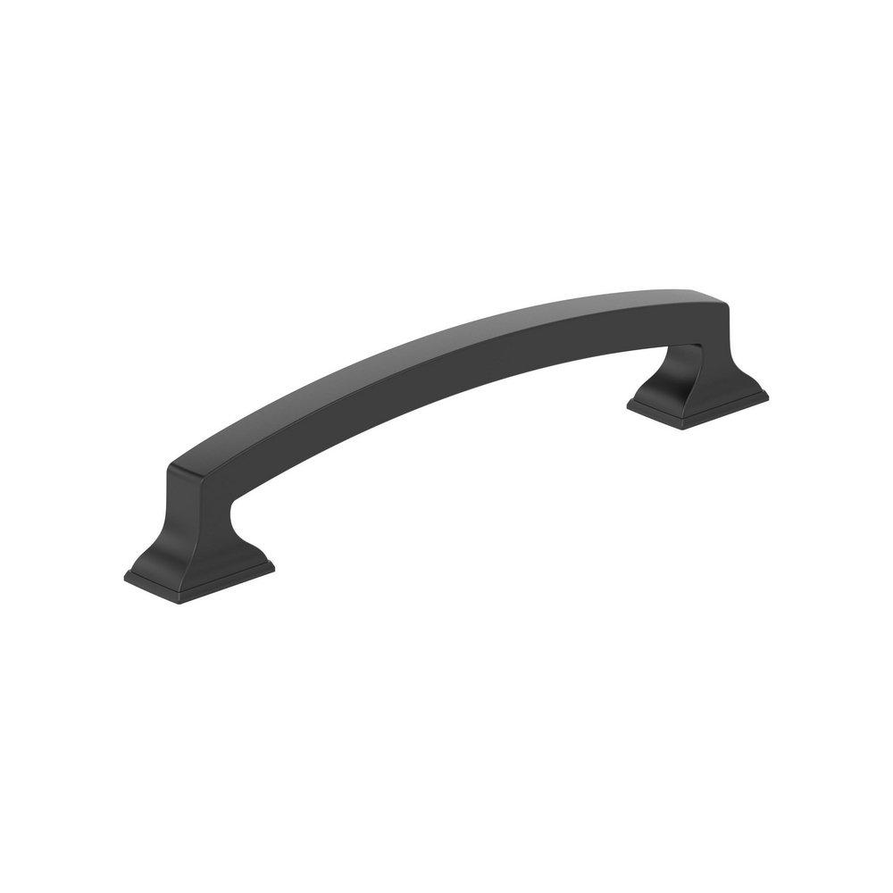 EVERYDAY TRANSITIONAL 5-1/16 IN 128 MM CENTER-TO-CENTER MATTE BLACK CABINET PULL MABL 