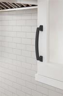 EVERYDAY TRANSITIONAL 5-1/16 IN 128 MM CENTER-TO-CENTER MATTE BLACK CABINET PULL MABL 