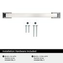 EVERYDAY TRANSITIONAL 5-1/16 IN 128 MM CENTER-TO-CENTER POLISHED CHROME CABINET PULL CP 