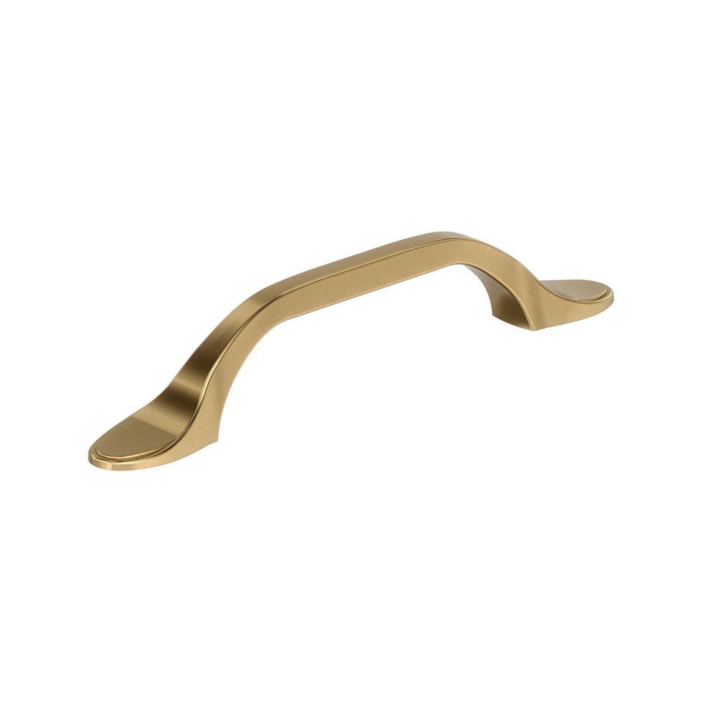 RAVINO 3-3/4 IN 96 MM CENTER-TO-CENTER CHAMPAGNE BRONZE CABINET PULL CHBR 