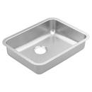 Moen Brushed 23-1/8 x 17-7/8 in. Stainless Steel Single Bowl Undermount Kitchen Sink 