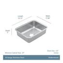 Moen Brushed 23-1/8 x 17-7/8 in. Stainless Steel Single Bowl Undermount Kitchen Sink 