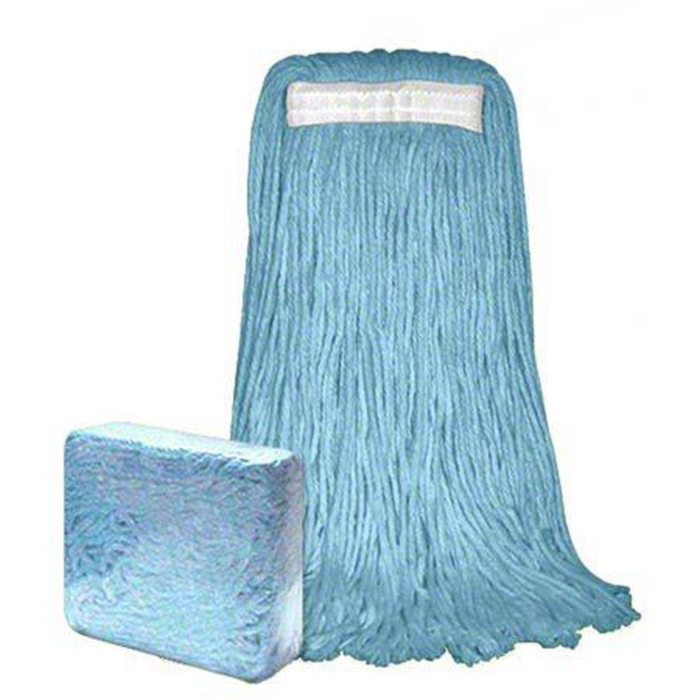 Abco Blue Cotton Mop in Blue (Case of 12) 