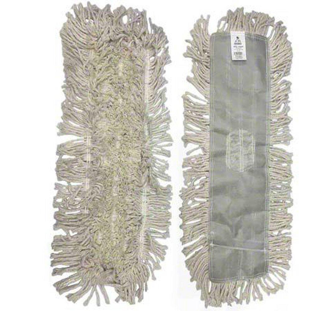 Abco White 5 in. Cotton Mop in White and Grey (Case of 12) 