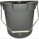 14QT PLAS UTIL PAIL GREY 1EA 12/CA 