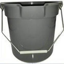 14 qt. Plastic Utility Pail in Gray (Case of 12)
