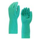 Johnson Wilshire Green 18 mil Nitrile Disposable Gloves in Green (1 Dozen) 