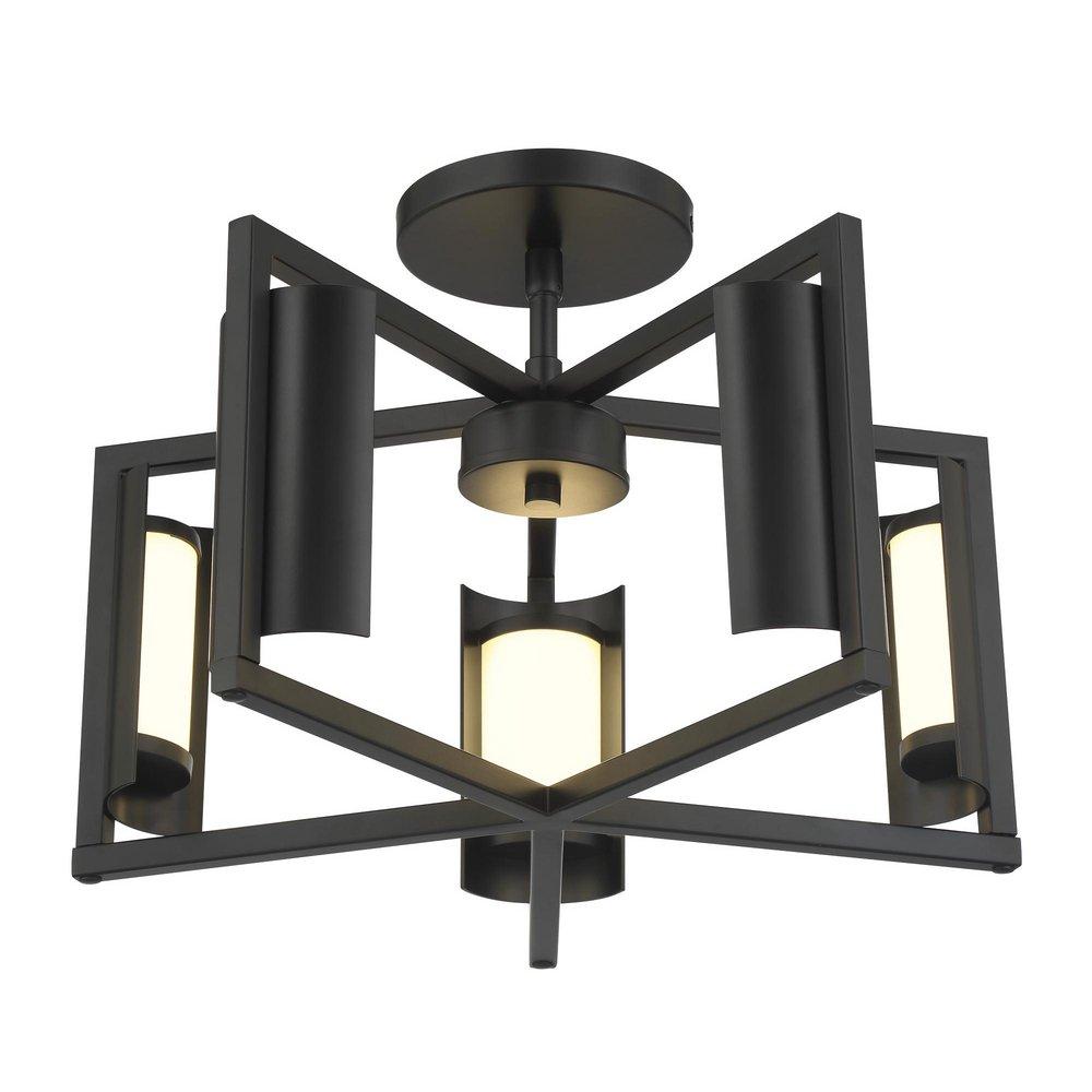 TRIZAY 6 LIGHT LED SEMI FLUSH 