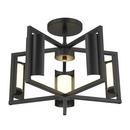 TRIZAY 6 LIGHT LED SEMI FLUSH 