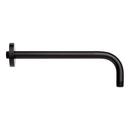 12 in. Shower Arm for Rain Shower with Escutcheon in Matte Black