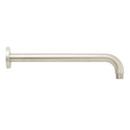 Wall-Mount Rainfall Shower Arm with Escutcheon in Brushed Nickel