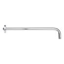 18 in. Wall-Mount Rainfall Shower Arm and Flange in Chrome